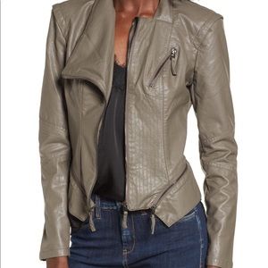 Blanknyc faux leather moto jacket